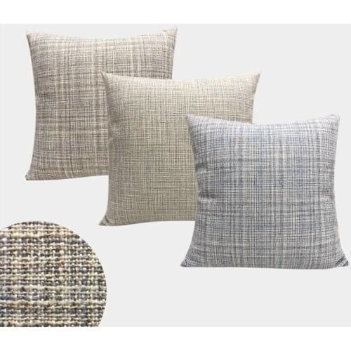 High Quality Chenille Square Pillows Solid Color Texture Pillow For Home Decor Living Room Bedroom Sofa Decorative Pillowcase