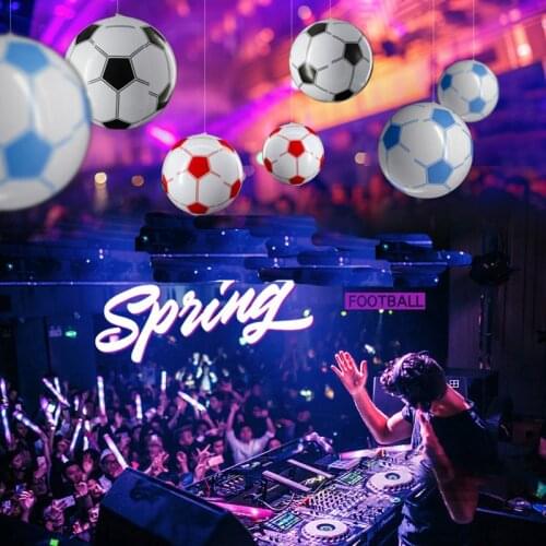Inflatable Soccer Balls PVC Football Sport Party Ceiling Hanging Decoration for Bar Home Decor Pool Birthday Favor Children Gift