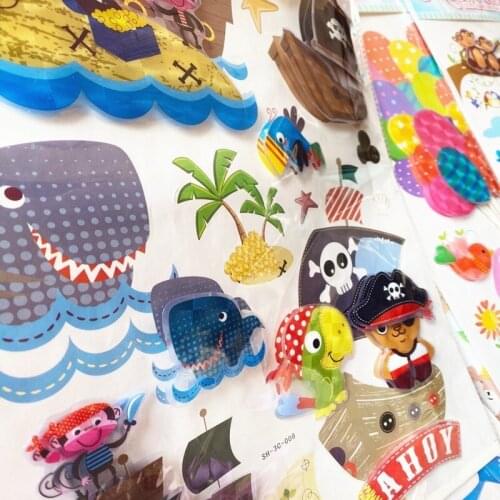 PVC Paste 3D Stickers DIY Educational Children and Children To Paste Large Indoor Stickers At Will