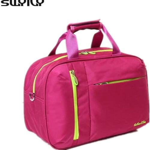 New Nylon Women Gym Shoulder Bag Traveling Storage Handbag For Men Fitness Sports Bag Small Size