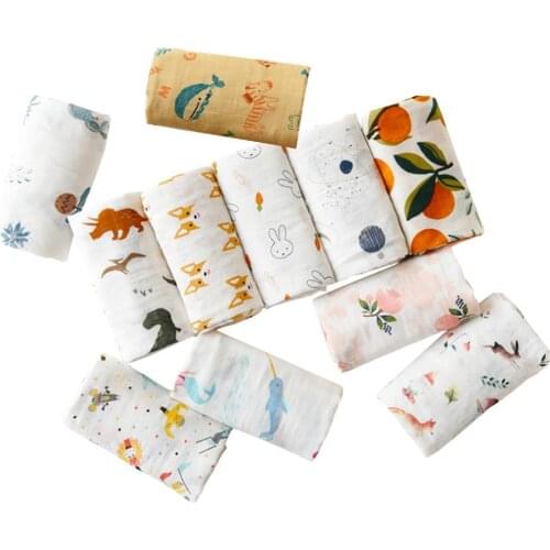 New Baby Blanket Newborn Soft bamboo fiber Baby Blankets Muslin Swaddle Wrap Feeding Burp Cloth Towel Scarf Baby Stuff