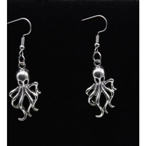 New Octopus Earrings Siren Ink Earrings Fashion Jewelry Earrings, Glamour Earrings, Gifts for Women