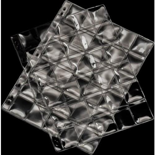 10Page 30pcs Volume Folder Hold Empty Coin 300 Pieces Coins Storage Book Commemorative Coin Collection Album Holders Collection