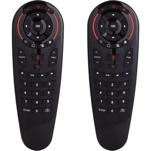 G30S Air Mouse 2.4G Wireless Voice Remote Control 33 Keys IR Learning Gyro Sensing Remote for Android TV Box X96