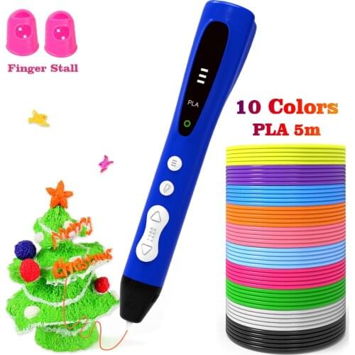Dikale 3D Pen DIY 3D Printing Pen with 1.75mm PLA Filament Creative Toy Birthday Christmas Creative Gift For Kids Design Drawing
