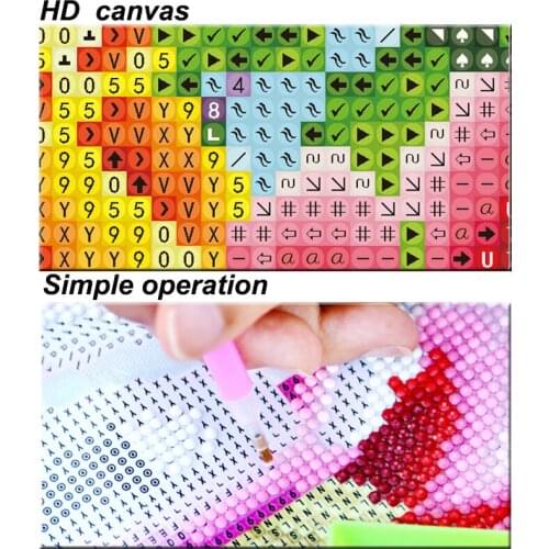 DIY Diamond Painting Cross Stitch dragon lovers rose pattern round rhinestone 5d Diamond mosaic picture Full Diamond Embroidery