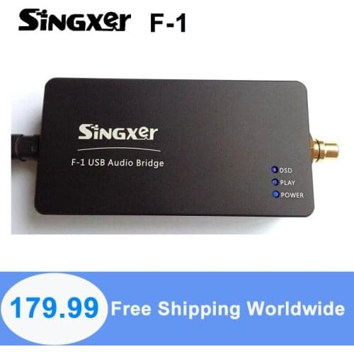 SINGXER F-1 XMOS USB digital interface Module with XU208 chip High end U8 upgraded version with CNC Aluminum Protective Case