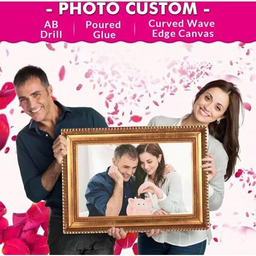 TINMI ARTS Diamond Painting Custom Poured Glue AB Drill Cross Stitch Picture of Rhinestone DIY Mosaic Embroidery Fall Decor Art