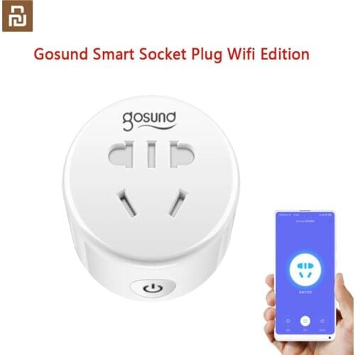 Xiaomi Gosund Smart Socket Plug Wifi Edition Mijia App Phone Smart Remote Control Timing Wifi Version Plug Smart Home