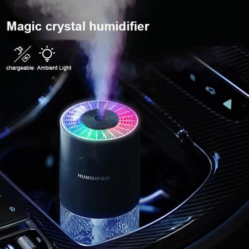 200ml Wireless Air Humidifier USB Portable Aroma Diffuser 450mA Battery Rechargeable Essential Oil Smart Home Control 3.5W