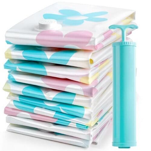 Vacuum Compression Bag For Super Space Saving Storage Expert 11pcs Material PET / PE Clothing Covers