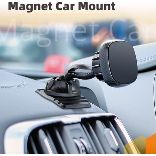 XMXCZKJ Magnetic Car Phone Mount for Vehicle Dashboard, [Double 360 Adjustable Stand] Cell Phone Automobile Cradles with Strong