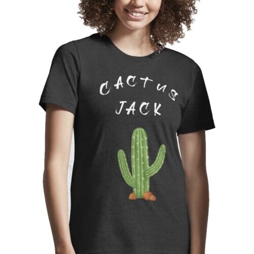 Travis Scott Jack Short Sleeve Hip-hop Harajuku Cactus Women T Shirt Kanye West MenS and WomenS Tops Cotton Casual Female Tee