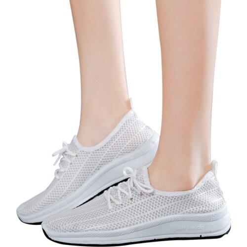 YSHUNIJ Net shoes womens new fashion casual shoes sneakers breathable mesh shoes walking shoes in summer of 2021
