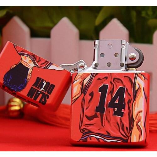 Zorro Animation Color Printing Star Personality Creative "Slam Dunk" Series Kerosene Lighter