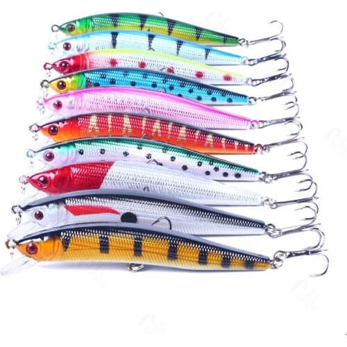 1pcsFishing Bait Bionic Hard Bait Fishing Lures Minnow Baits Kit Wobbler Crankbaits Fishing Tackle Durable Plastic Hard Bait