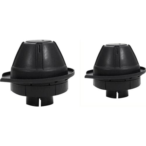 2 Pcs Replacement Snorkel Ram Air Intake Cap Pre-Cleaner Snorkel Mushroom Head Part, 3.5 Inch 85Mm & 3 Inch 77Mm