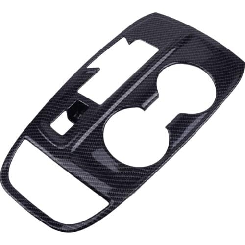 ABS Carbon Fiber Style Car Gear Shift Panel Trim Cover Moulding Fit For Chevrolet Equinox 2018 2019