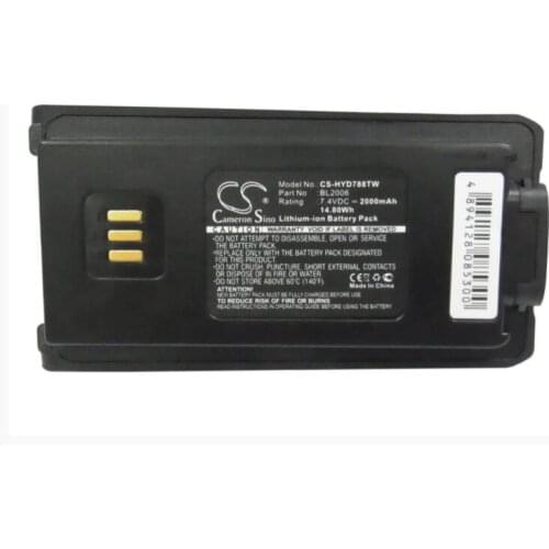 Cameron Sino 2000mAh battery for HARRIS HDP100 HDP150 Momentum HDP100 HDP150 BL2006 for HYT DMR PD-702 782 PD-502 506 606 700