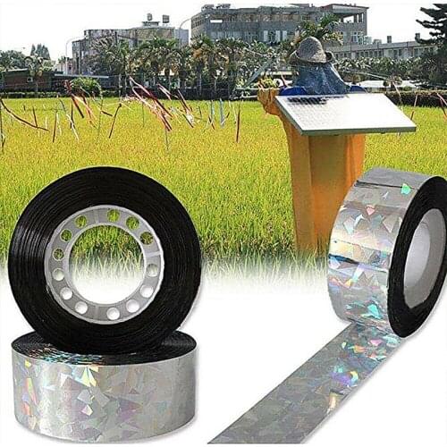 Anti Bird Tape 150ft Bird Scare Tape Audible Repellent Fox Pigeons Repeller Ribbon Tapes for Pest Control