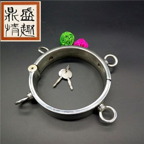 Bdsm bondage adult sex games erotic toys bdsm collar couple slave sex products bondage steel sex tools for sale