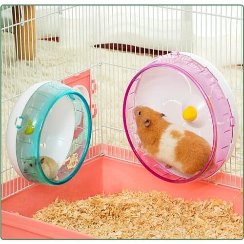 Hamster Running Wheel Plastic Mute Rotary Runner For Golden Bear Hedgehog Sport Fitness Toy Small Animal Hamster Accessories
