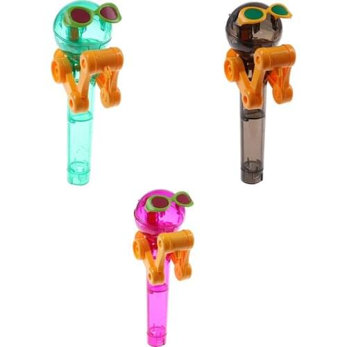 18.5*9cm Lollipop Holder Decompression Toys Lollipop Robot toy gift Random Colors Delivery