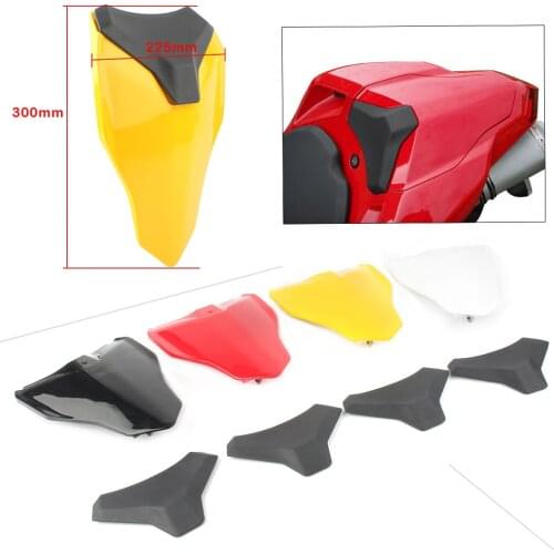 For Ducati 1098 1198 848 Motorcycle Rear Pillion Passenger Cowl ABS Plastic Seat Back Cover Protection Fairing