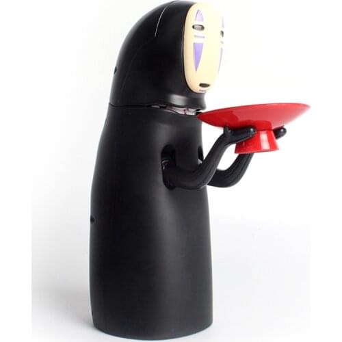 HOT Miyazaki Spirited Away Kaonashi No-face Man Money Box Toy Automatic Eaten Coin Bank Design Kids Gifts
