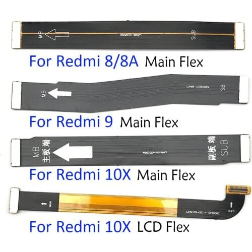 Main Board For Xiaomi Redmi 9 8 8A 10X K20 / Redmi Note 8 8T 9 9S Pro Motherboard FPC Connector Flex Cable For Xiaomi Mi 9 Pro