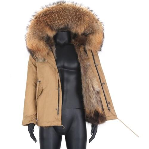 Brand Winter Jacket Men Thick Warm Fox Fur Lined Amy Green Black Camouflage Coat Man Windbreaker Waterproof Parkas