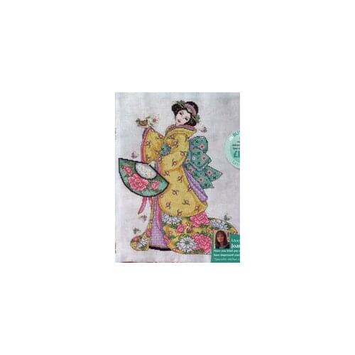 MT Cross stitch set col161-4 figure [Japanese lady] bedroom precision printing