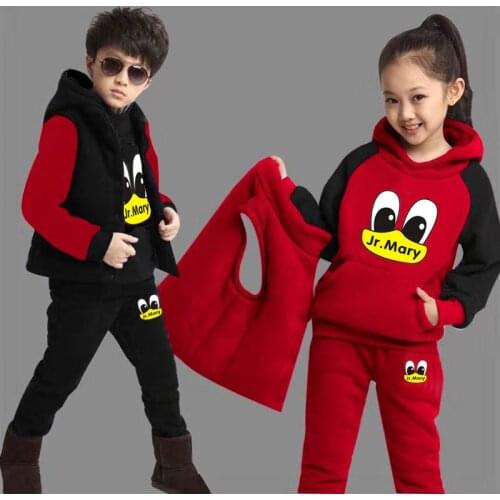 Boys Clothes Sport Suit Casual Girls Clothing 3ps Sets 2021 Autumn Cartoon Print Children Clothing Set Kids Tracksuit Clothes