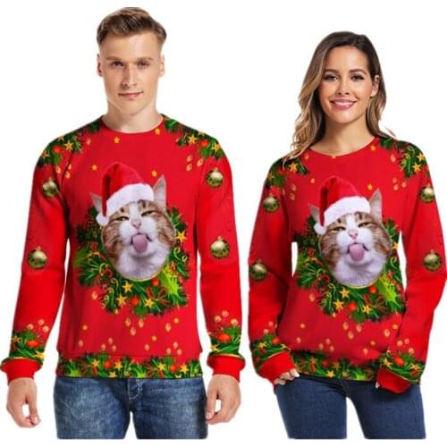 Lovers Clothing 3D Unisex Printing Sweater Novelty Sweaters and Sweaters Ugly Christmas Sweater Funny Christmas Sweater