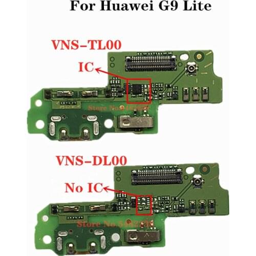 Original USB Charging Port Dock Flex Cable For Huawei G9 Lite VNS-TL00 DL00 AL00 Charge Plug With Microphone Board For G9lite