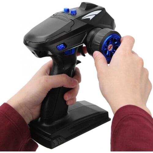 X6 2.4G 6CH RC Transmitter with Mixed Mode+X6F Receiver for JJ/RC Q65 MN90 1/10 1/8 Crawler TRX4 Axial SCX10 D90 RC Car Boat