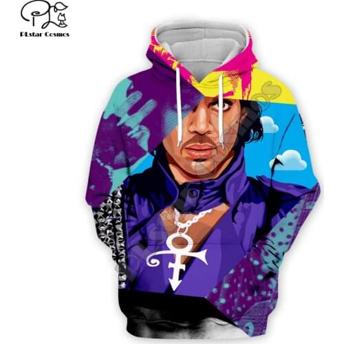 PLstar Cosmos Popular Singer Prince Rogers Nelson Purple Men/Women 3Dprint Hip Hop Hoodies Funny Pullover Harajuku Tracksuit A19
