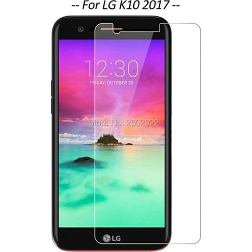 Screen Protector For Glass LG K8 K10 Tempered Glass For LG K8 2017 K10 2017 Glass Protective phone Film LV5 M250N WolfRule
