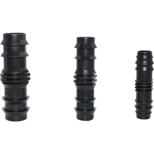 DN16, DN20, DN25 Pipe straight barb connector Garden drip irrigation hose fittings Agricultural greenhouse Tube joint 15 Pcs