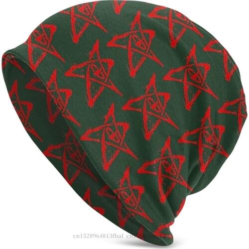 Cthulhu Mythos Great Old Ones Skullies Beanies Caps Star Elder Signs Knitting Hat Winter Warm Bonnet Hats Men Womens Hip Hop