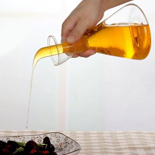 Kitchen special glass oil bottle anti-drip oil bottle oil vinegar bottle salt oiler household