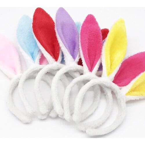 Cute Cartoon Adult Children Rabbit Ears Bendable Folding Headband Hair Accessories Accessories for Women