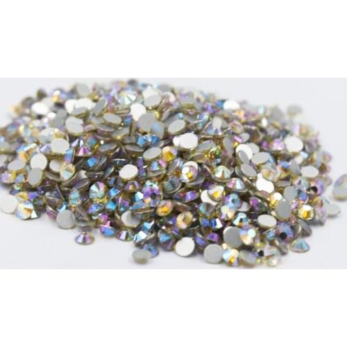 Jonquil AB SS3~SS30 Non Hotfix Rhinestone стразы Flatback Glass Stone Nail Rhinestones Diamond For DIY Nail Decorations