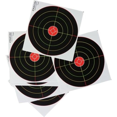 30pcs Archery Shooting Target Paper Standard Full Ring Single Spot Shooting Training Paper Bow Hunting Archery Kit