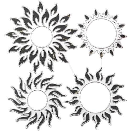 Sun Metal Cutting Dies Stencil DIY Scrapbooking Album Stamp Paper Card Embossing Craft Decor