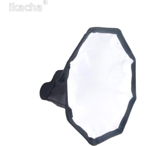 20cm Universal Foldable Flash Light Diffuser Octagon Speedlight Diffuser Softbox Soft Box for Canon Nikon Sony Olympus