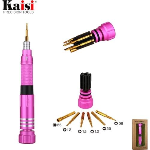 7in1 High Quality Precision Screwdriver Phone Teardown Repair Tool 2.5mm Hex Nut Screw Driver for iPhone 4s 5 5s 6 6s Plus 7 8 X