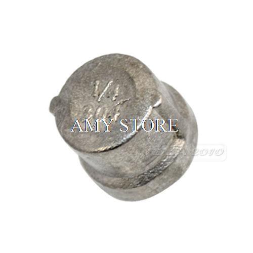 1/4" 0.25" Cap Female Stainless Steel SS304 Threaded Pipe Fitting BSP NEW