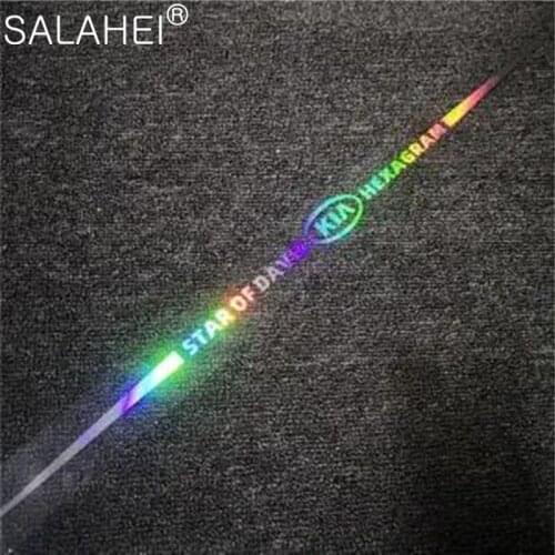 1PC Car Emblem Laser Reflective Sticker For Car Full Body For KIA K2 K3 K4 K5 Sorento Sportage Optima Rio Ceed Cerato Venga Soul