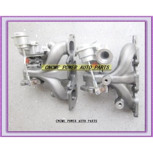 2 Twin TURBO TD03 49131-05051 49131-05061 8602932 + 49131-05161 49131-05151 8602933 For Volvo S80 XC90 T6 N3P28FT B6284T2 2.9L